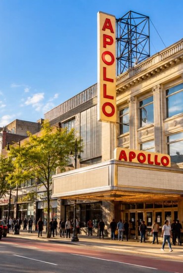 Apollo Theater in the Harlem neighborhood of New York